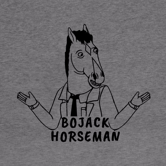 bojack horseman line art by Suarezmess